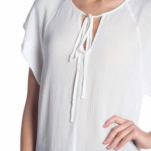 1. State short sleeved blouse